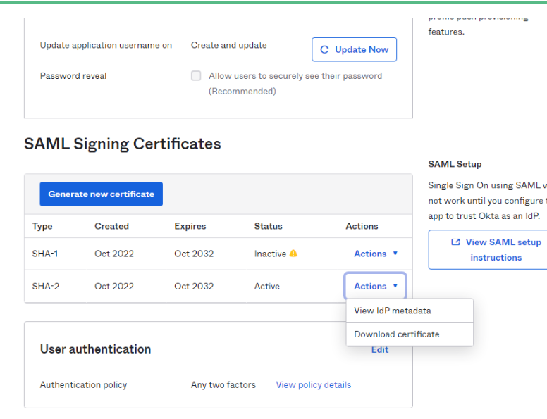 Single Sign on Setup | Okta+ Keycloak using SMAIL and OIDC